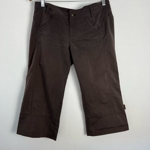 Prana Pants Size 6 brown Capri pant brown